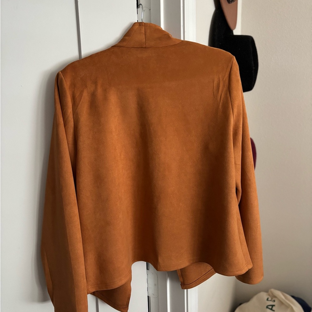 Brown Jacket with Classic Tailored Fit - Picture 2 of 2